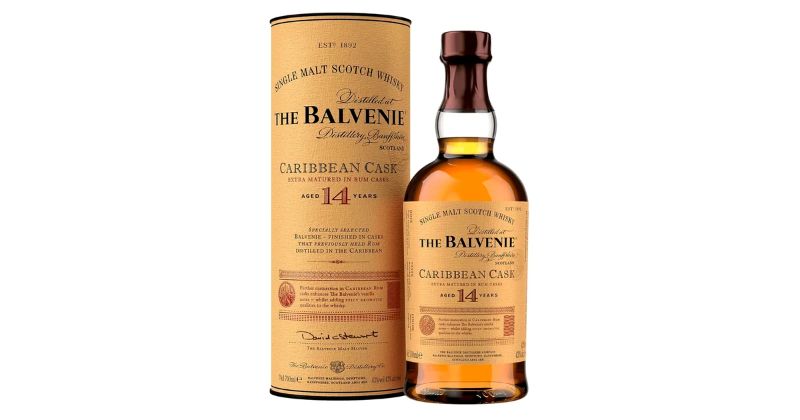 발베니 캐리비안 캐스크 14년 병 이미지